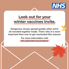 Look out for your winter vaccines invite