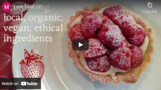 Love food CIC.  local organic ethical ingredients.  Video link
