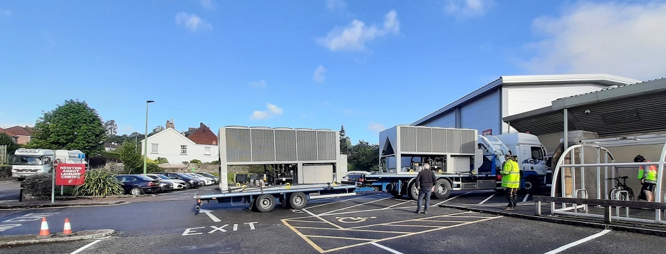 Heat pumps being delivered to Newton Abbot leisure centres