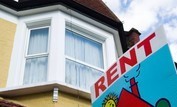 House with 'To rent' sign outside