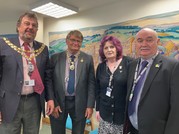 incoming and outgoing council chair and vice chair