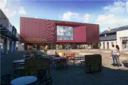 Impression of how Newton Abbot's new cinema will look