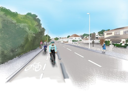 Cycleway illustration