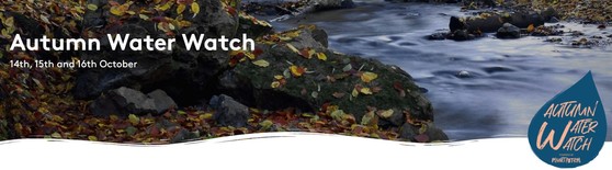 Autumn Water Watch web banner with dates 14th, 15th, 16th