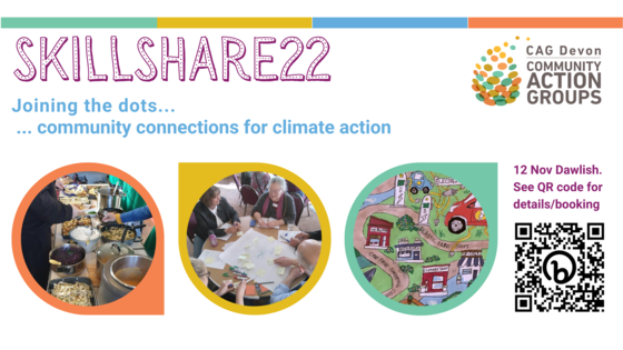 Skill Share22. Joining the dots....community connections for climate action Community Action Groups Devon