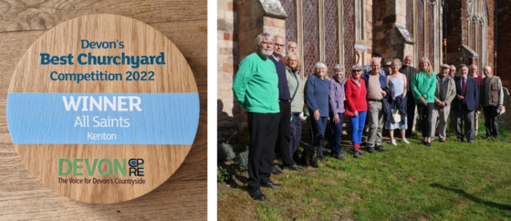 All Saints Kenton - Winner of Devon's Best Churchyard 2022! 