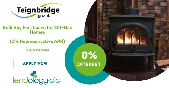 Teignbridge.gov.uk Bulk buy fuel loans for off-gas homes. (0% representative APR) subject to status. lendology.cic 