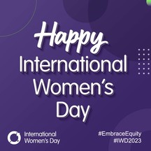 Happy International Women's Day #EmbraceEquality #IWD2023
