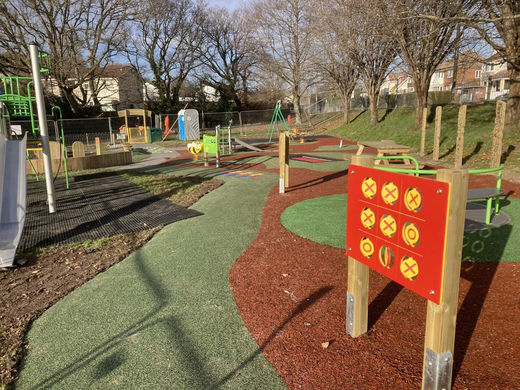 Image showing the refurbished Ashburton playpark