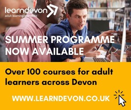 Learn Devon  Summer programme now available. Over 100 courses for adult learners across Devon www.learndevon.co.uk