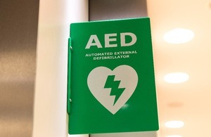 Automated External Defibrillator sign
