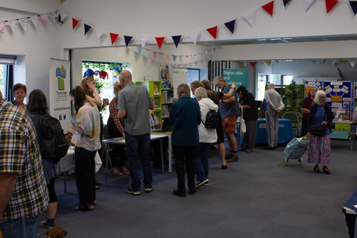 People attending cost of living event at Bovey Tracey