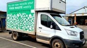 small recycling lorry