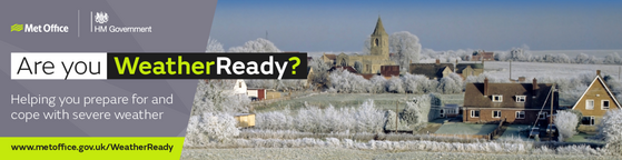 Are you weather ready? Helping you to prepare for an cope with severe weather. www.metoffice.gov.uk/WeatherReady