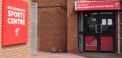 Broadmeadow sports centre entrance