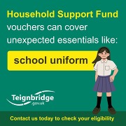 Household support fund can fund a new school uniform