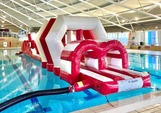 inflatable run - Newton Abbot Leisure Centre