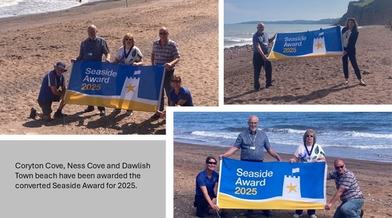 Beaches receiving Seaside Awards 2025