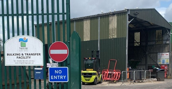 Waste transfer station in Newton Abbot