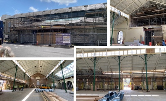 A selection of pictures of the Market Hall developments