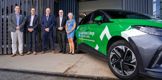 Chair Cllr Robert Steemson at the opening of the Clean Energy Centre