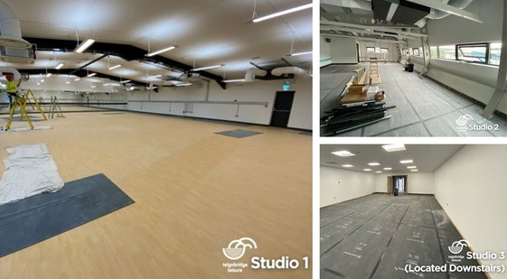 Studio areas at Broadmeadow