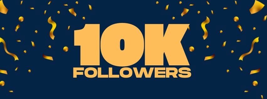 10k followers on Facebook