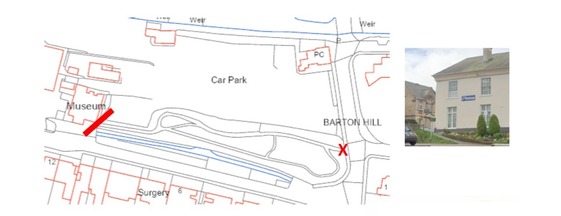 Footpath closure map