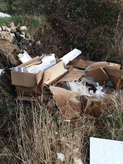 Flytipping near Romsey