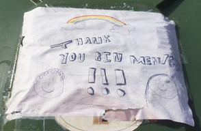 Thank-you waste crew