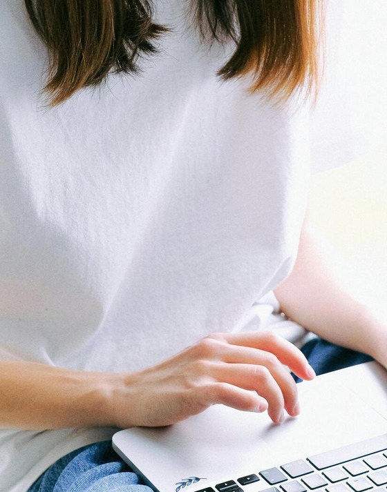 Woman on laptop