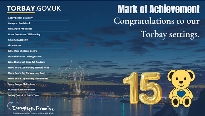 Dingley's Promise achievement mark