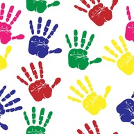 Handprints Paint Children