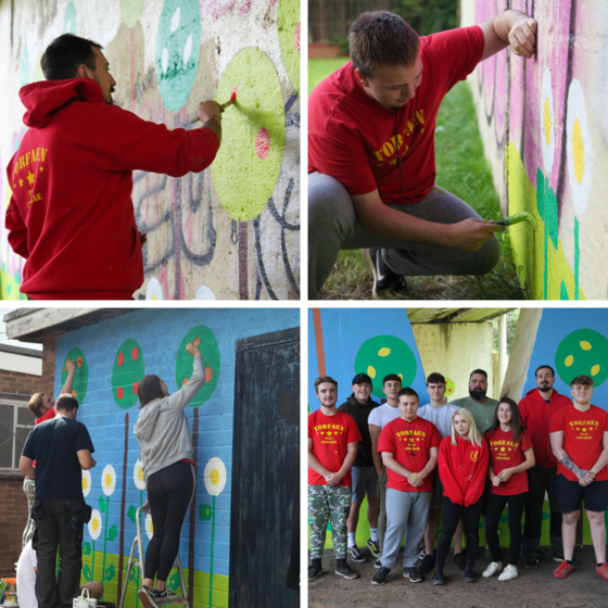 Play Worker Painting Restoration