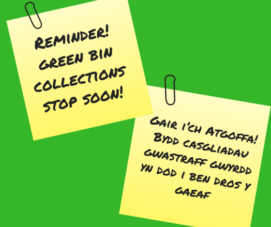 Green Bin Collection Reminder