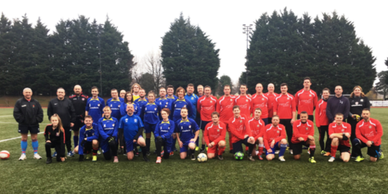 White Ribbon football match