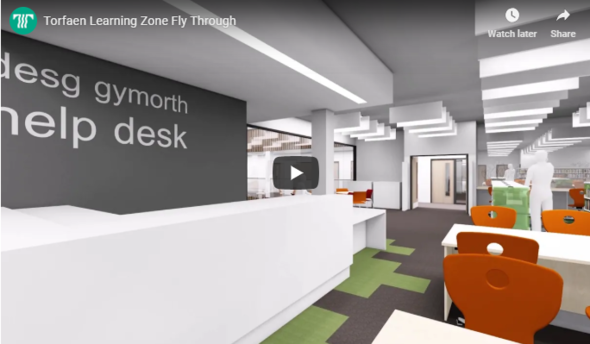 Torfaen Learning Zone fly through