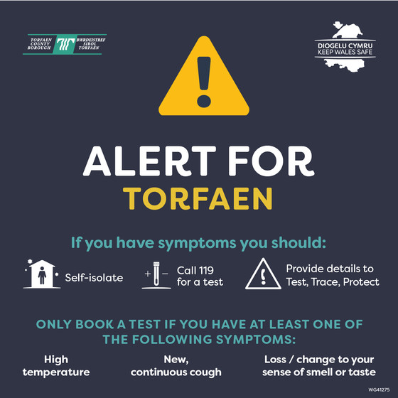 Alert for Torfaen
