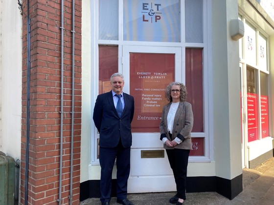 Ashley Harkus and Councillor Jo Gauden