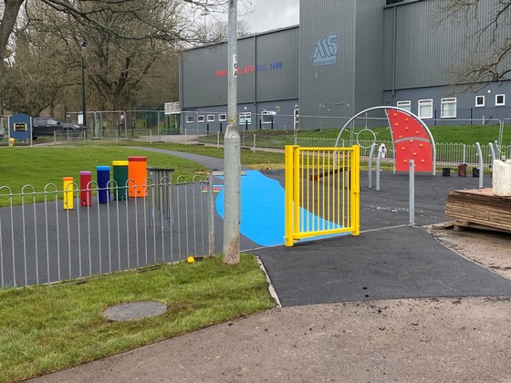 Pontypool Park accessible play area