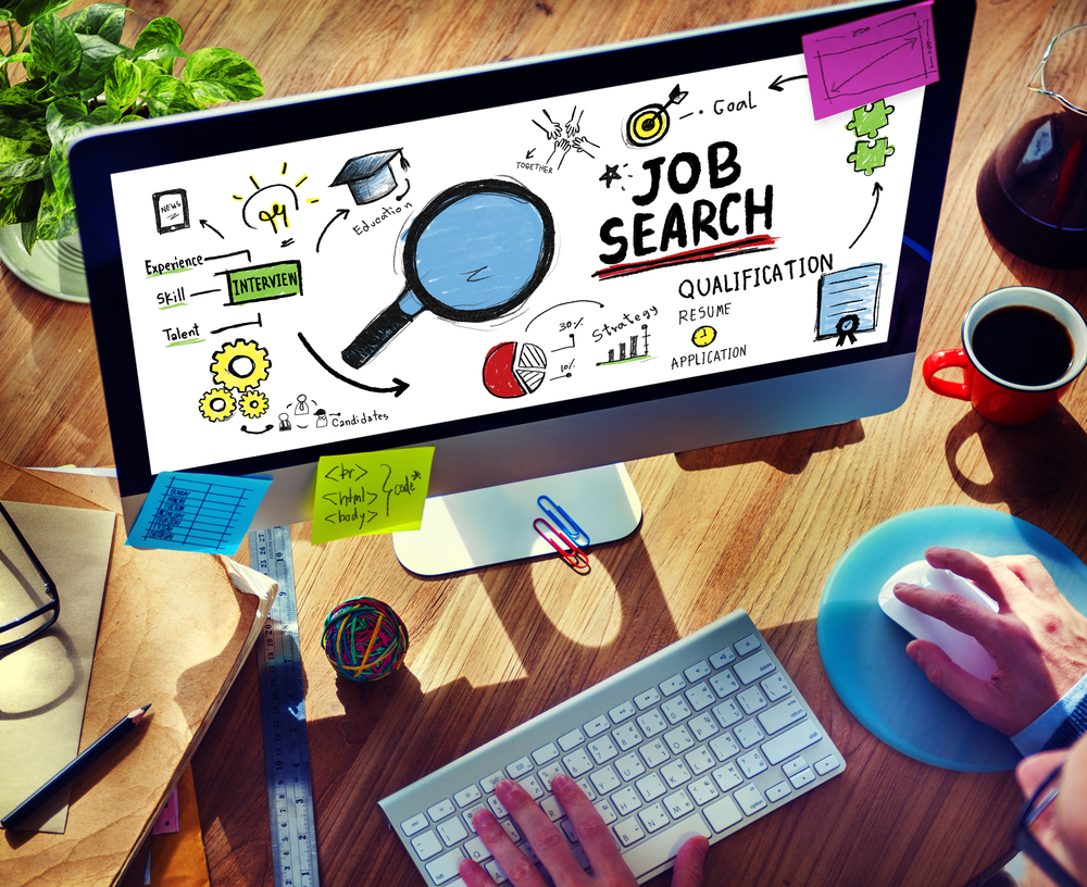 Finding a job online search 