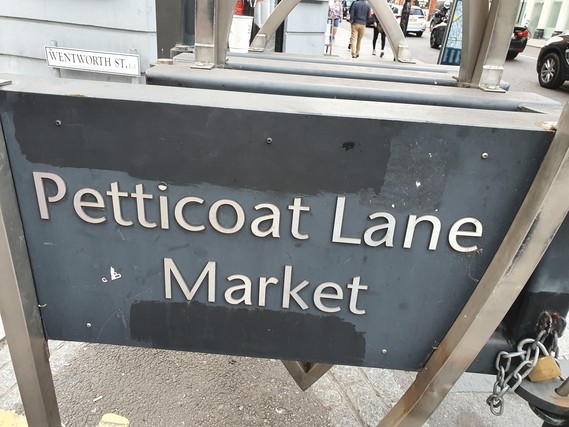 Petticoat Lane Market sign