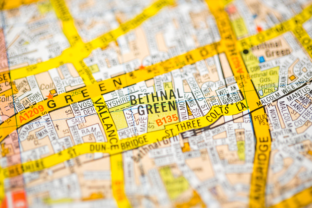 Bethnal Green map