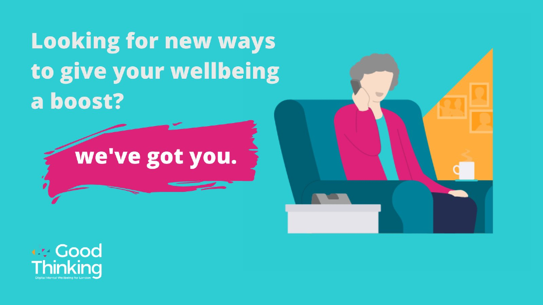 Mental wellbeing support poster