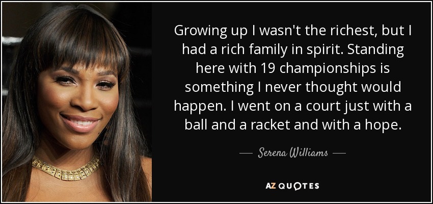 Serena williams quote
