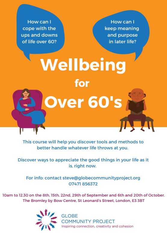 Wellbeing for over 60s