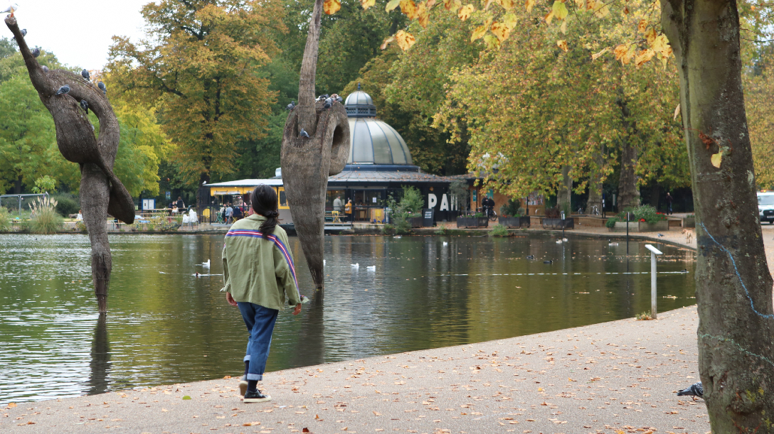 West boating lake in Victoria Park