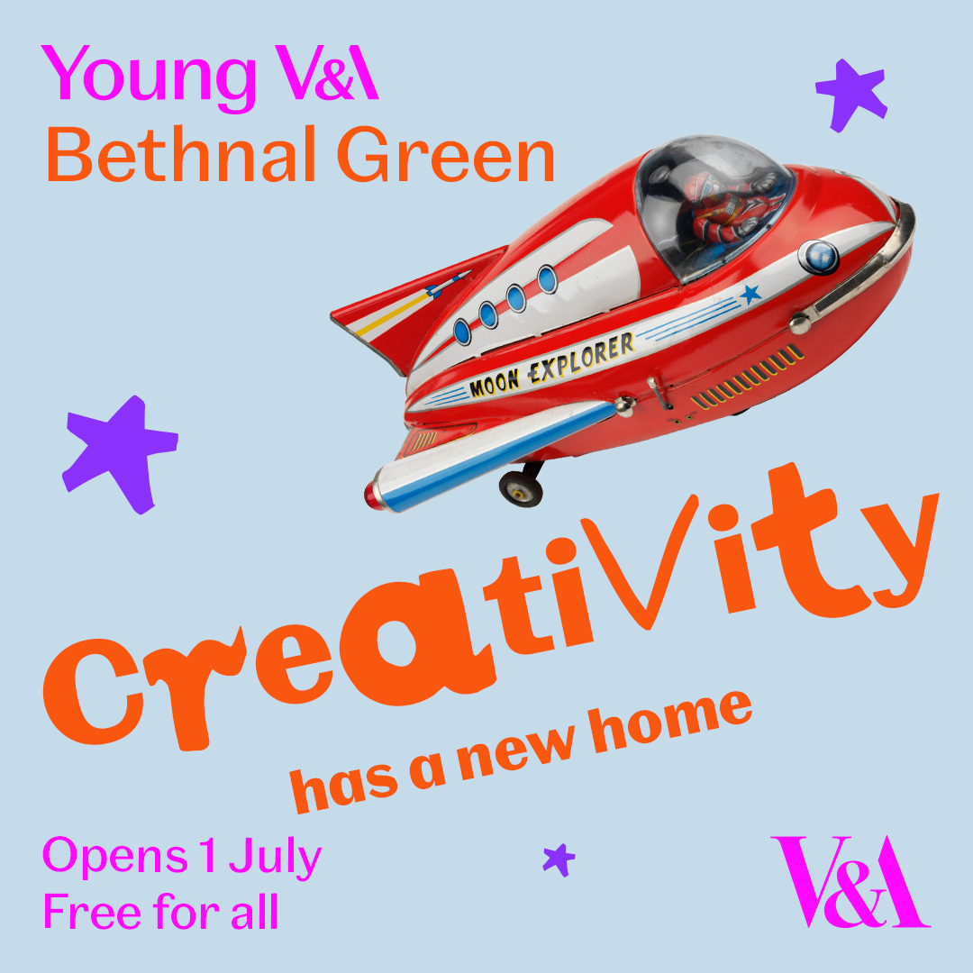 Young V & A Opening on 1 July
