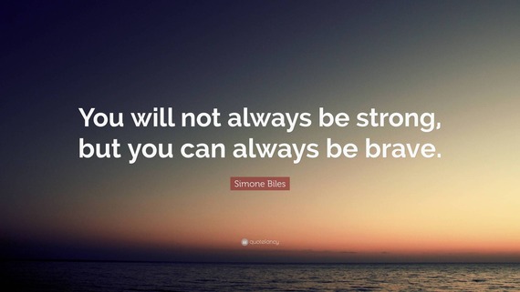 Simone Biles Quote- You can always be strong