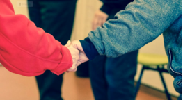 People holding hands